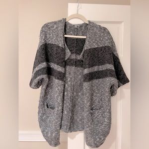 James Perse gray cardigan size 2